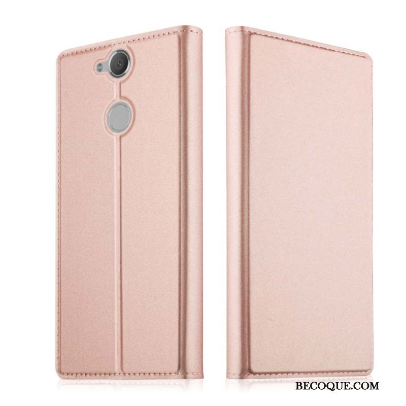 Sony Xperia Xa2 Ultra Téléphone Portable Étui En Cuir Protection Coque De Téléphone Business Carte