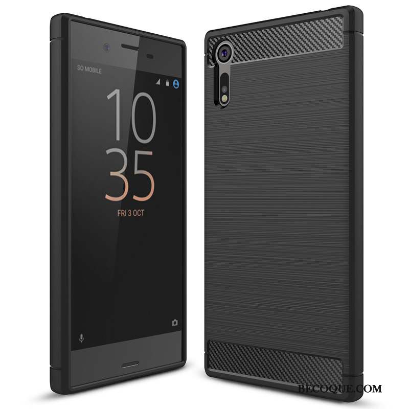 Sony Xperia Xz Bleu Étui Coque De Téléphone Protection Fluide Doux Tout Compris