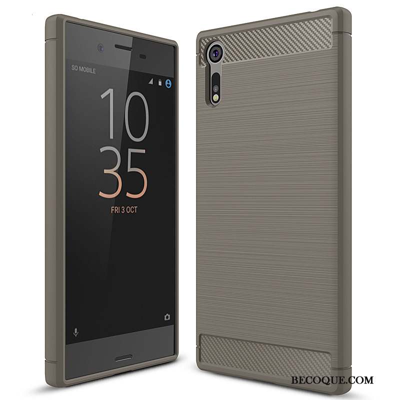 Sony Xperia Xz Bleu Étui Coque De Téléphone Protection Fluide Doux Tout Compris