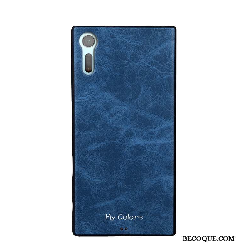 Sony Xperia Xz Coque De Téléphone Incassable Noir Téléphone Portable Étui Fluide Doux