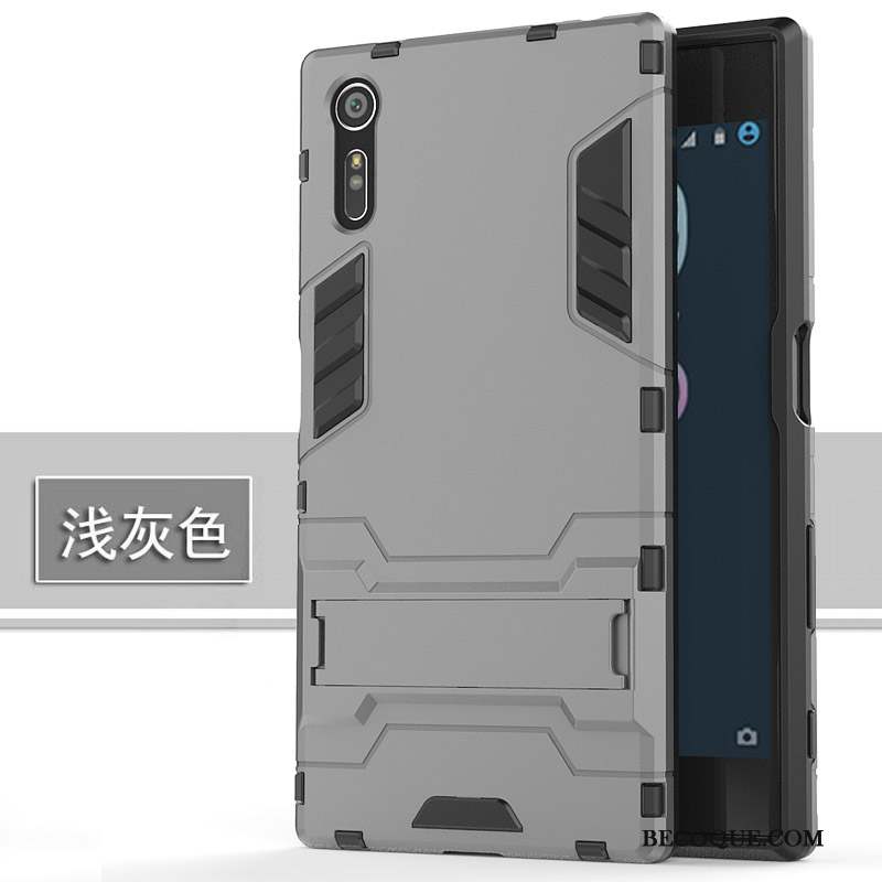 Sony Xperia Xz Coque De Téléphone Étui Fluide Doux Transparent Incassable Délavé En Daim