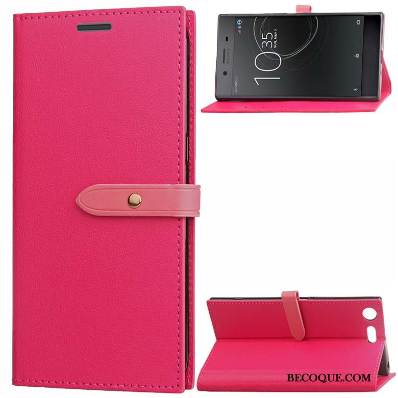 Sony Xperia Xz Premium Business Rouge Coque Fluide Doux Silicone De Téléphone