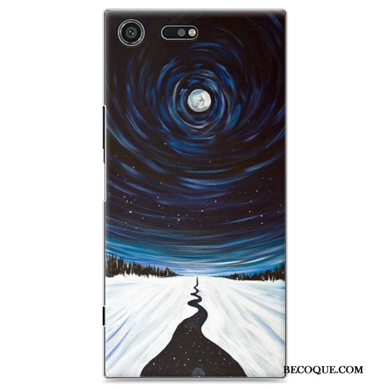 Sony Xperia Xz Premium Coque De Téléphone Vert Protection Peinture Étui Art