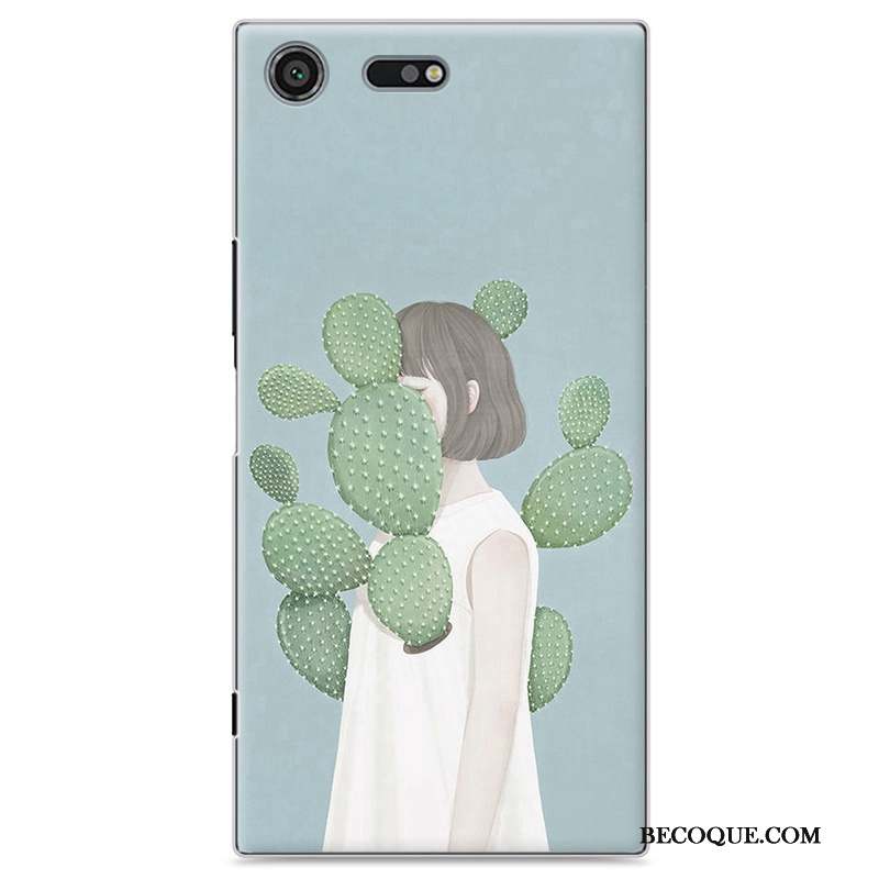 Sony Xperia Xz Premium Coque De Téléphone Étui Jaune Petit Frais Peinture