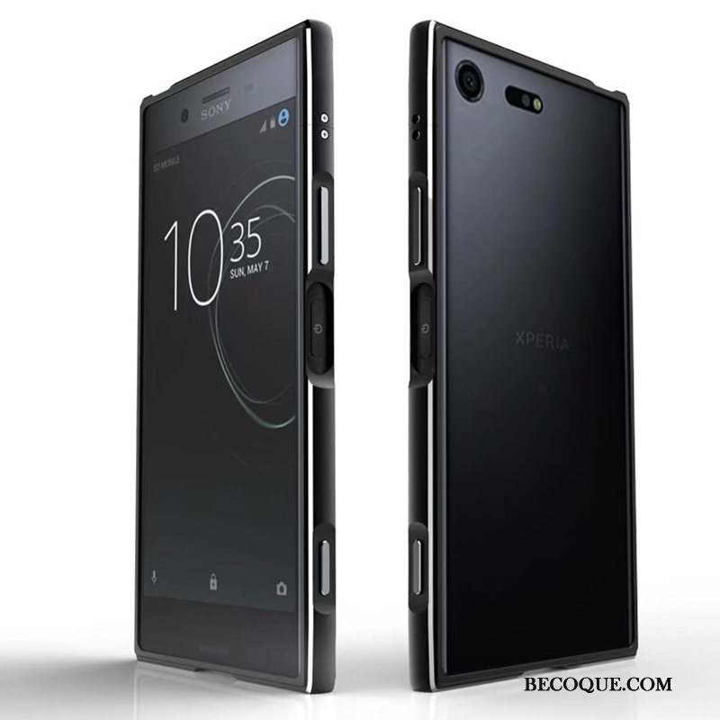 Sony Xperia Xz Premium Coque Légères Métal Incassable Tendance Border Étui