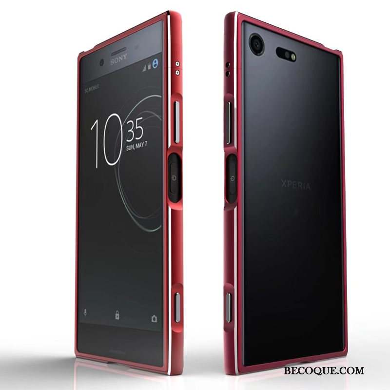 Sony Xperia Xz Premium Coque Légères Métal Incassable Tendance Border Étui