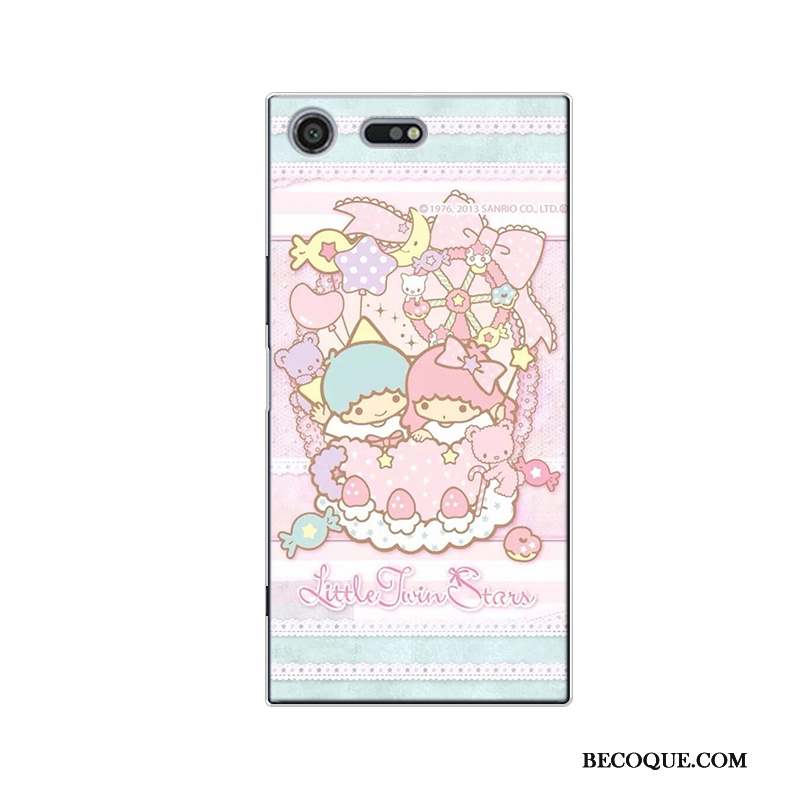 Sony Xperia Xz Premium Dessin Animé Silicone Coque De Téléphone Tout Compris Charmant Bleu