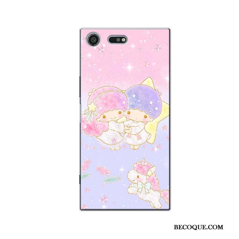 Sony Xperia Xz Premium Dessin Animé Silicone Coque De Téléphone Tout Compris Charmant Bleu