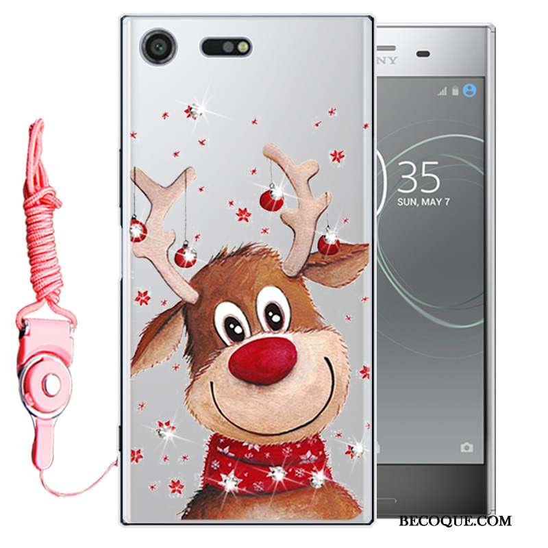 Sony Xperia Xz Premium Tout Compris Strass Coque De Téléphone Étui Silicone Fluide Doux