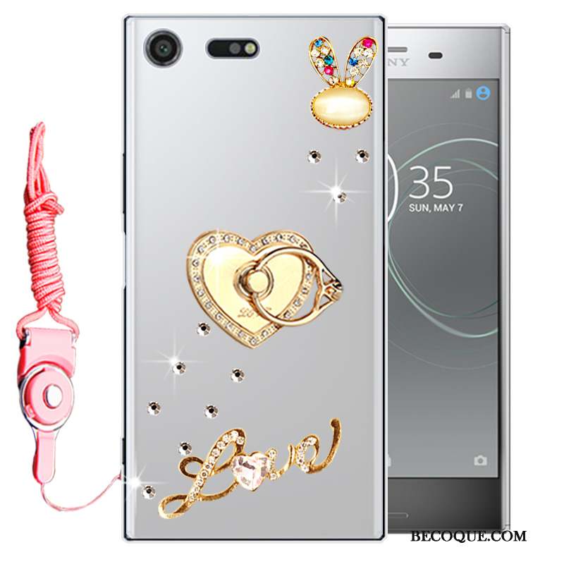 Sony Xperia Xz Premium Tout Compris Strass Coque De Téléphone Étui Silicone Fluide Doux