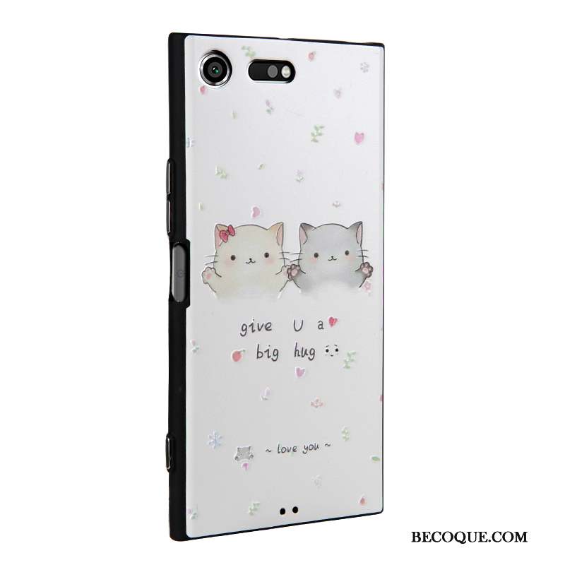 Sony Xperia Xz Premium Étui Coque De Téléphone Gaufrage Peinture Multicolore Dessin Animé