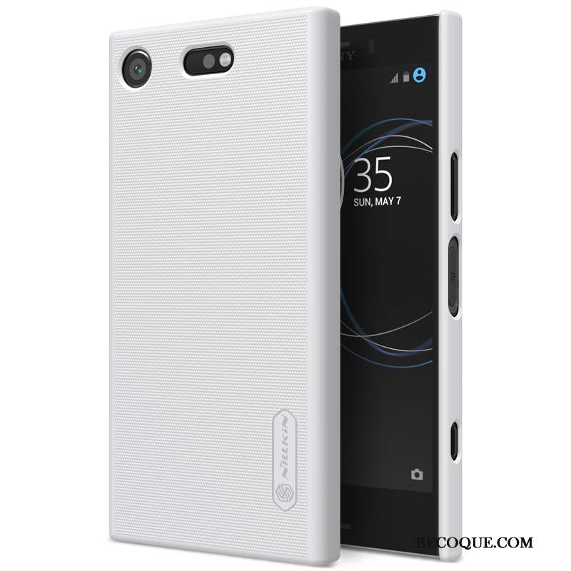 Sony Xperia Xz1 Compact Coque De Téléphone Étui Protection Incassable Or Délavé En Daim