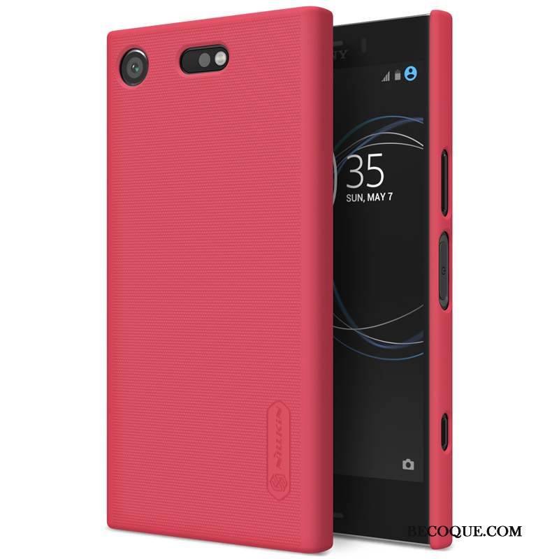 Sony Xperia Xz1 Compact Coque De Téléphone Étui Protection Incassable Or Délavé En Daim