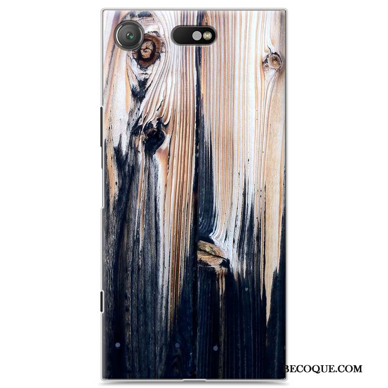 Sony Xperia Xz1 Compact Coque Protection Difficile Peinture De Téléphone Étui