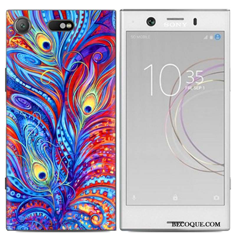 Sony Xperia Xz1 Compact Peinture Étui Multicolore Personnalité Coque De Téléphone Créatif