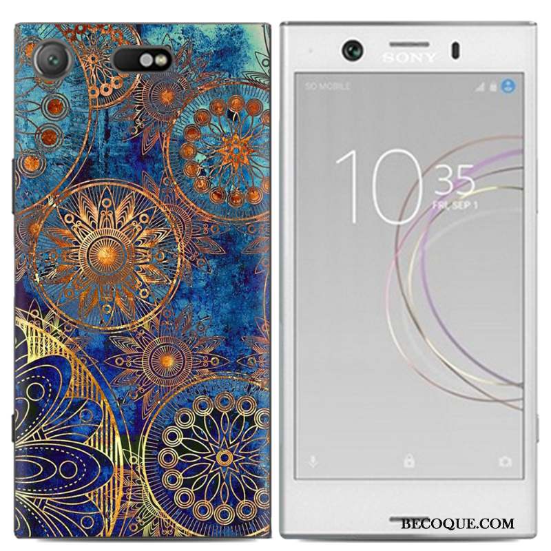 Sony Xperia Xz1 Compact Peinture Étui Multicolore Personnalité Coque De Téléphone Créatif