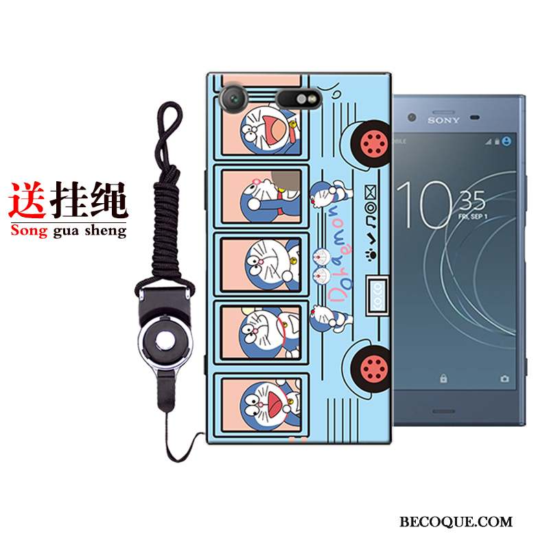 Sony Xperia Xz1 Compact Silicone Dessin Animé Rouge Coque De Téléphone Protection Tendance