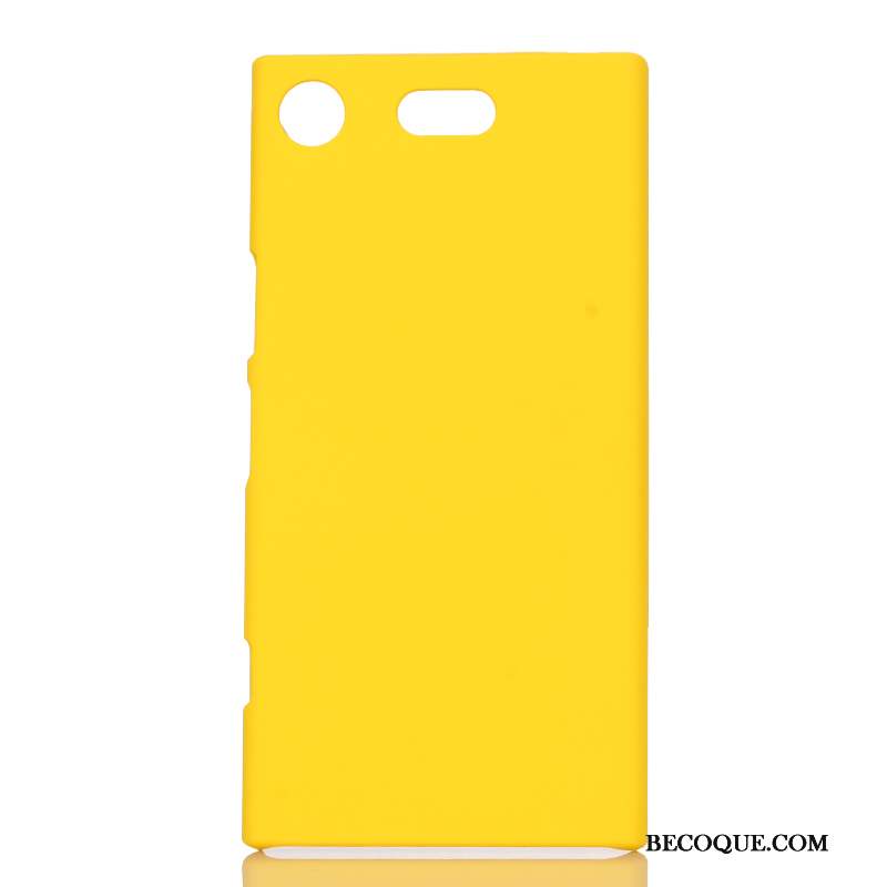 Sony Xperia Xz1 Compact Étui Protection Coque Difficile De Téléphone Jaune