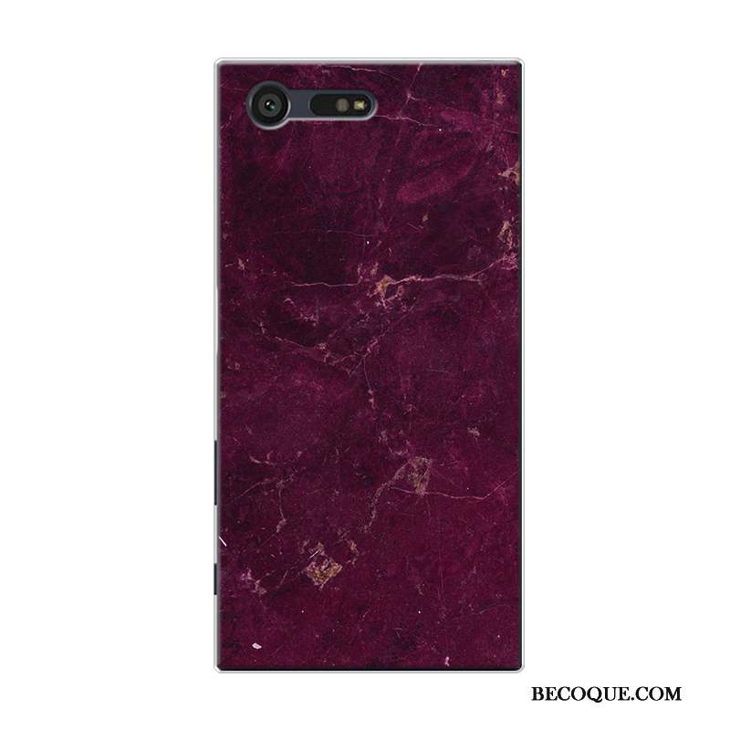 Sony Xperia Xz1 Coque Simple Fluide Doux Protection Rose Tout Compris Grand