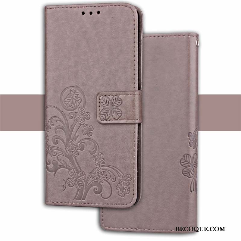 Sony Xperia Xz1 Coque Tout Compris Protection Portefeuille Support Housse Étui En Cuir