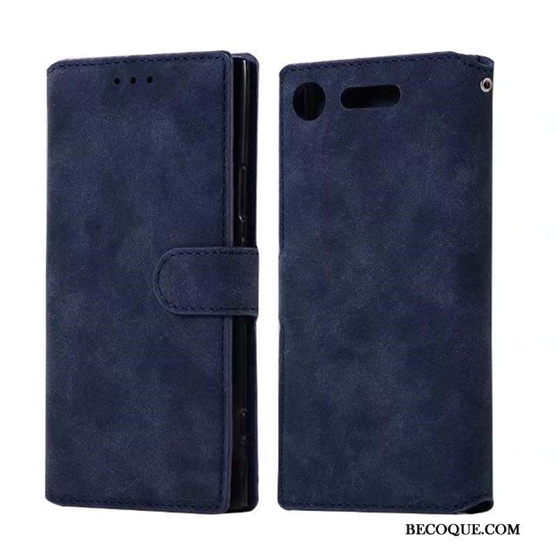 Sony Xperia Xz1 Gris Housse Fluide Doux Étui Coque Carte