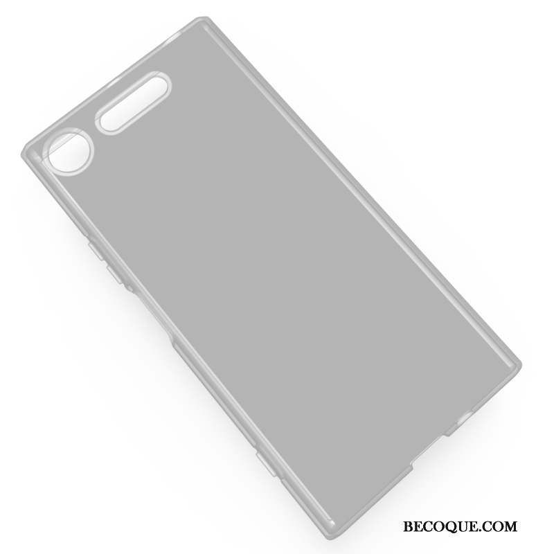 Sony Xperia Xz1 Incassable Protection Coque De Téléphone Tout Compris Gris Délavé En Daim