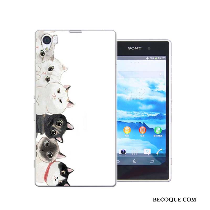 Sony Xperia Z1 Protection Coque De Téléphone Dessin Animé Étui Incassable Difficile