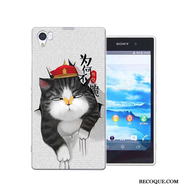 Sony Xperia Z1 Protection Coque De Téléphone Dessin Animé Étui Incassable Difficile