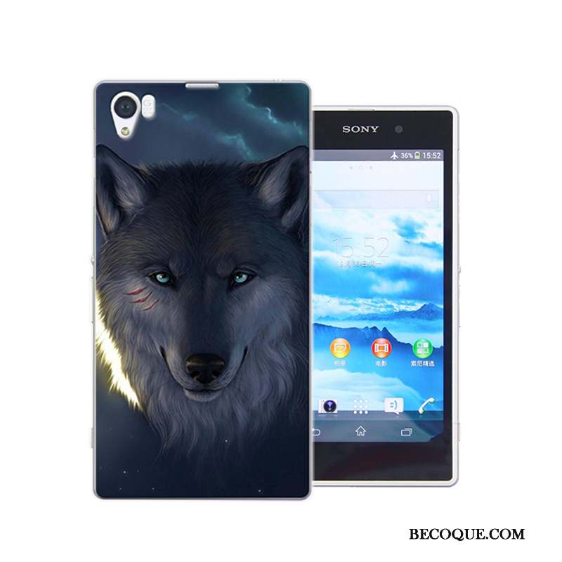 Sony Xperia Z1 Protection Coque De Téléphone Dessin Animé Étui Incassable Difficile