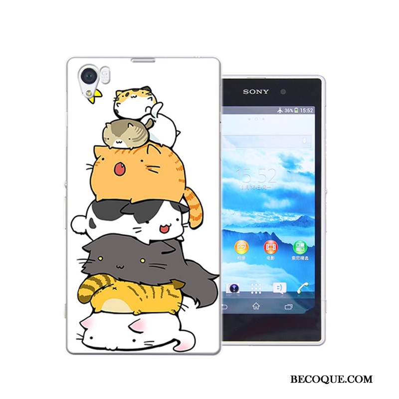 Sony Xperia Z1 Protection Coque De Téléphone Dessin Animé Étui Incassable Difficile