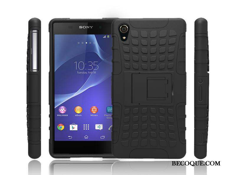 Sony Xperia Z2 Antidérapant Étui Coque Incassable Support Protection