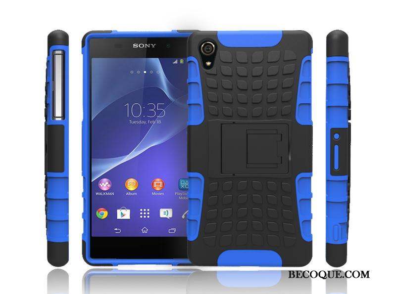 Sony Xperia Z2 Antidérapant Étui Coque Incassable Support Protection