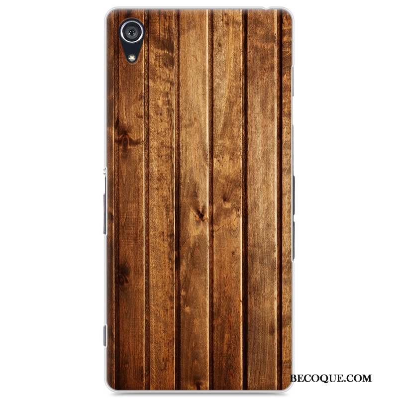 Sony Xperia Z2 Coque De Téléphone Vintage Protection Difficile Grain De Bois Blanc