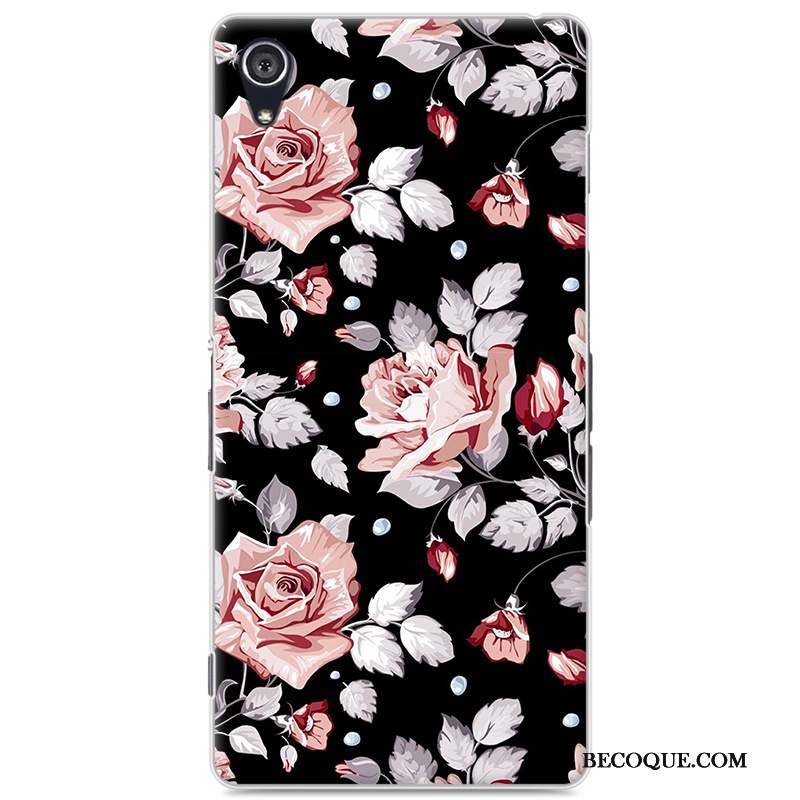 Sony Xperia Z2 Fleurs Difficile Étui Coque Dessin Animé Téléphone Portable