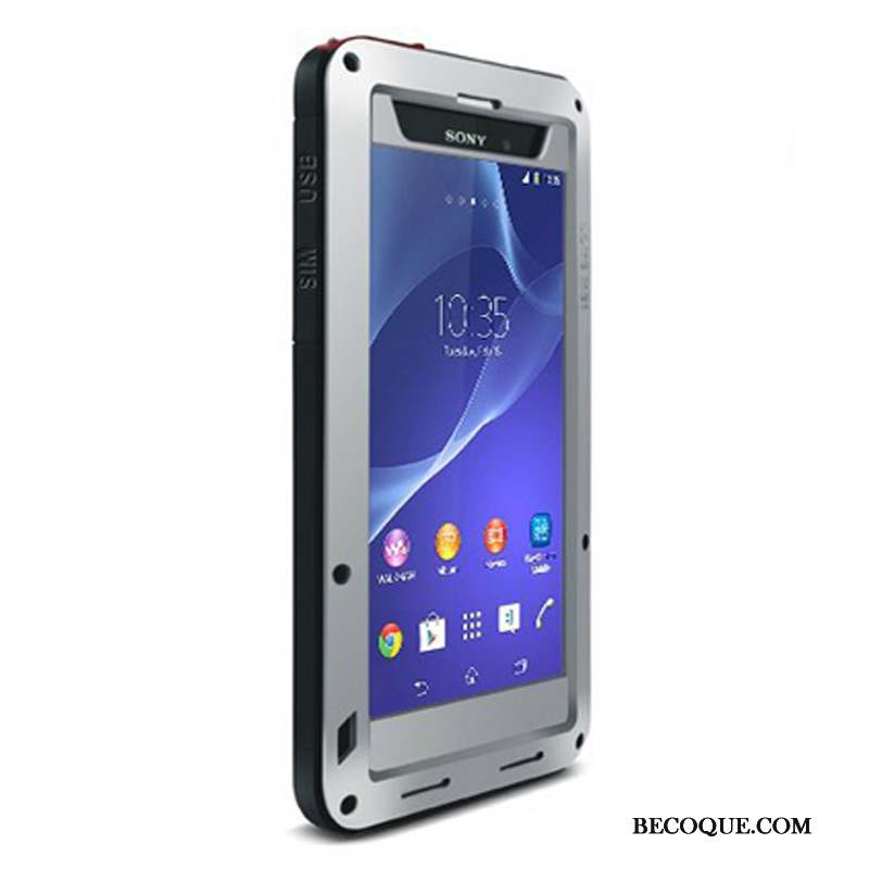 Sony Xperia Z2 Trois Défenses Border Tout Compris Couvercle Arrière Coque De Téléphone Protection