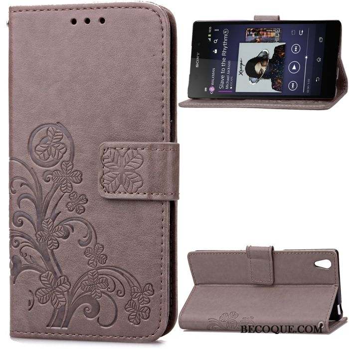 Sony Xperia Z2 Étui Téléphone Portable Coque De Téléphone Incassable Protection Portefeuille