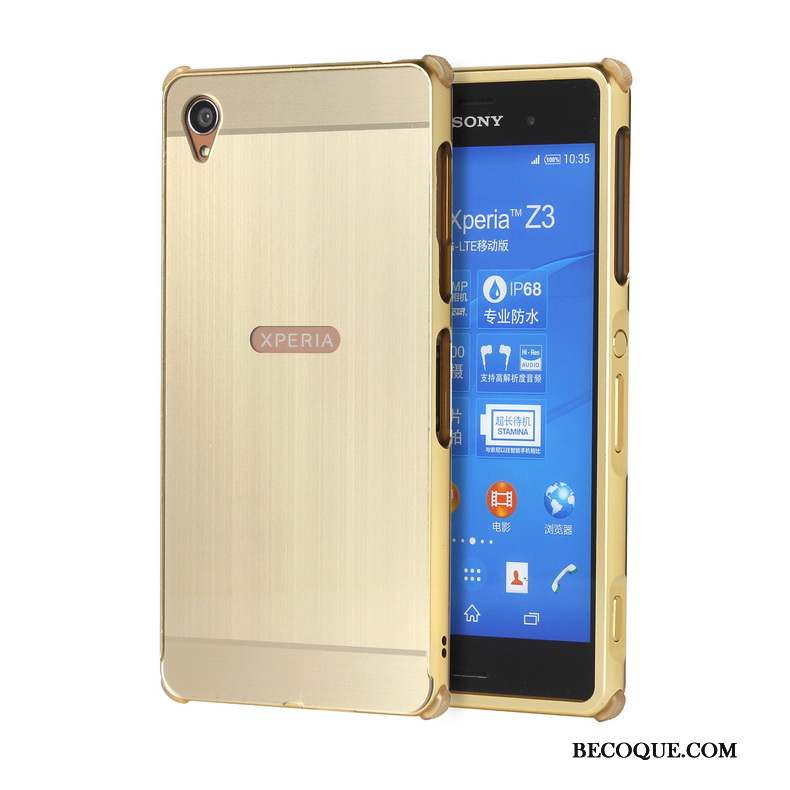 Sony Xperia Z3+ Étui Protection Métal Coque De Téléphone Couvercle Arrière