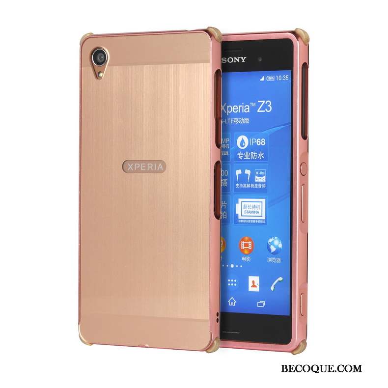 Sony Xperia Z3+ Étui Protection Métal Coque De Téléphone Couvercle Arrière