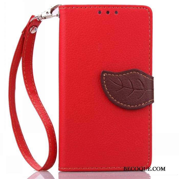 Sony Xperia Z5 Compact Coque Étui Étui En Cuir Vert Rouge Support Protection