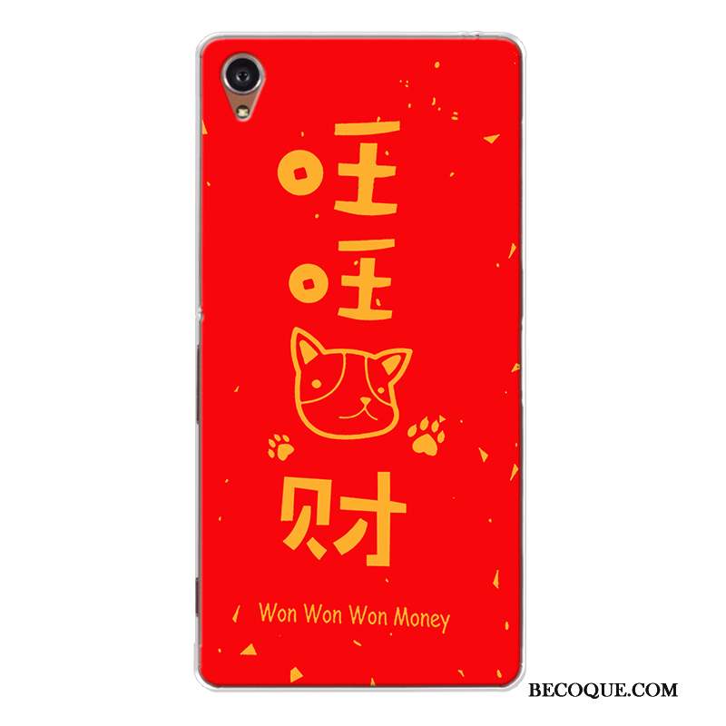 Sony Xperia Z5 Coque De Fête Silicone Rouge Chiens Tout Compris Fluide Doux