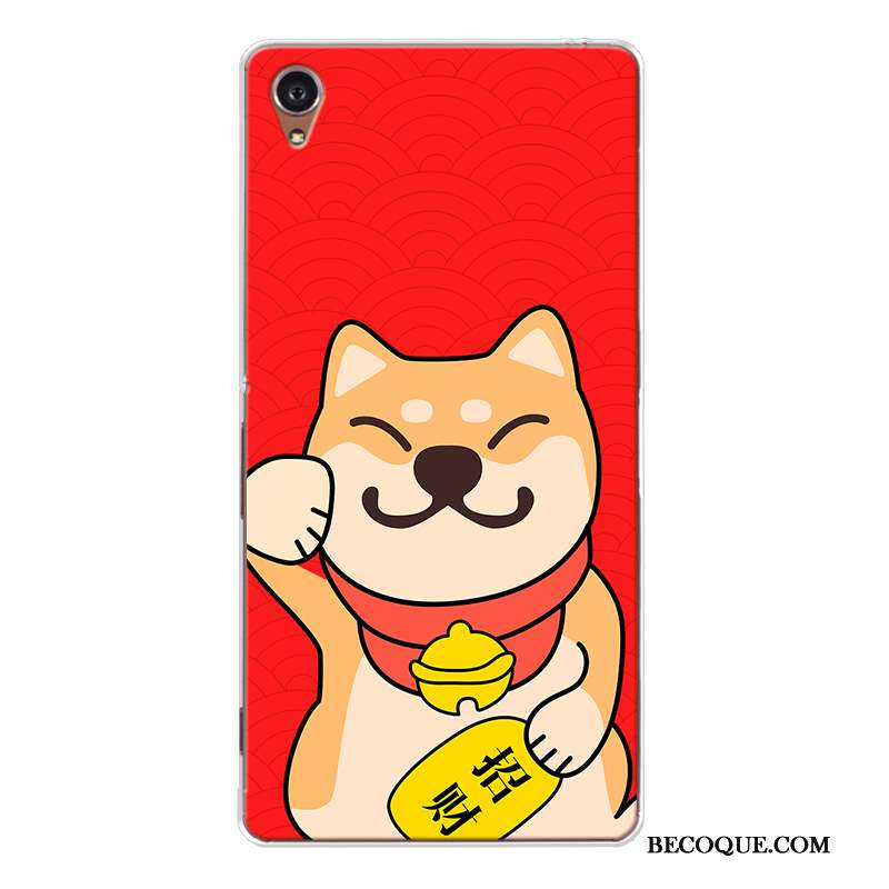 Sony Xperia Z5 Coque De Fête Silicone Rouge Chiens Tout Compris Fluide Doux