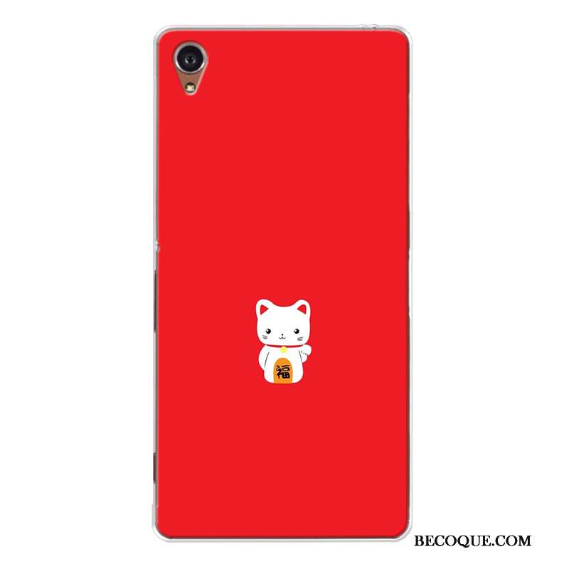 Sony Xperia Z5 Coque De Fête Silicone Rouge Chiens Tout Compris Fluide Doux