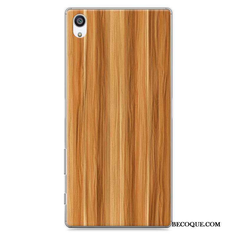 Sony Xperia Z5 Difficile Coque De Téléphone Protection Créatif Grain De Bois Étui