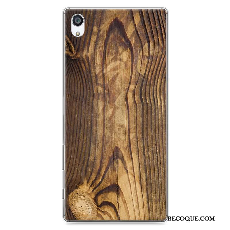 Sony Xperia Z5 Difficile Coque De Téléphone Protection Créatif Grain De Bois Étui