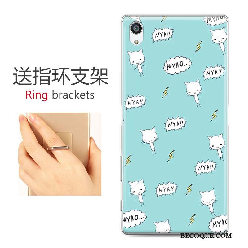 Sony Xperia Z5 Peinture Coque De Téléphone Étui Gris Protection Dessin Animé