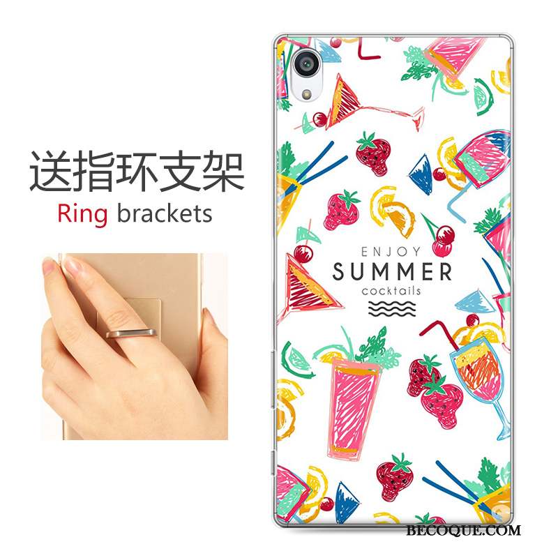 Sony Xperia Z5 Peinture Coque De Téléphone Étui Gris Protection Dessin Animé