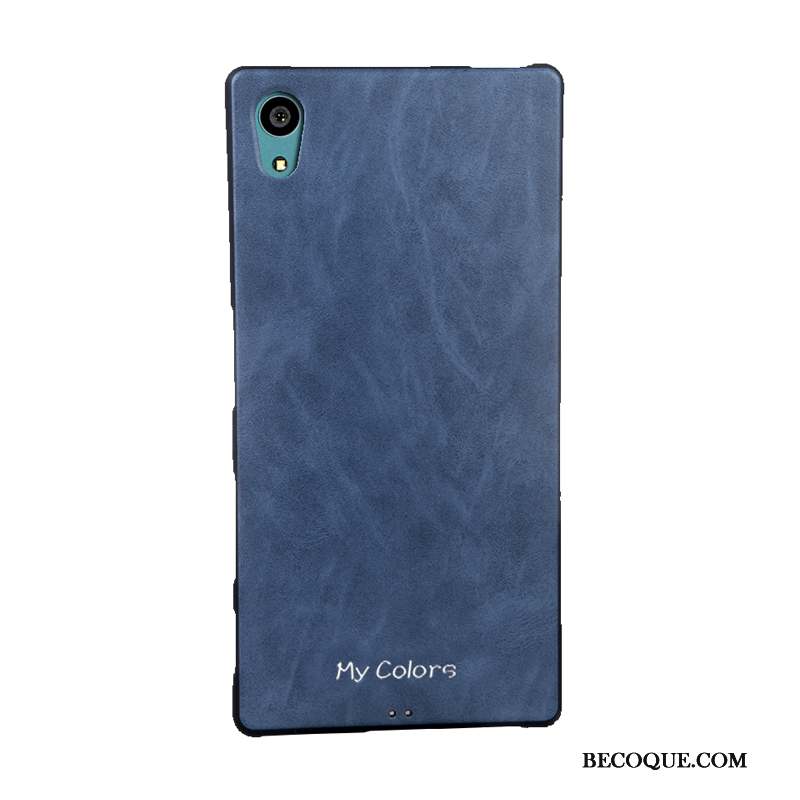 Sony Xperia Z5 Similicuir Fluide Doux Étui Business Coque De Téléphone Or Rose