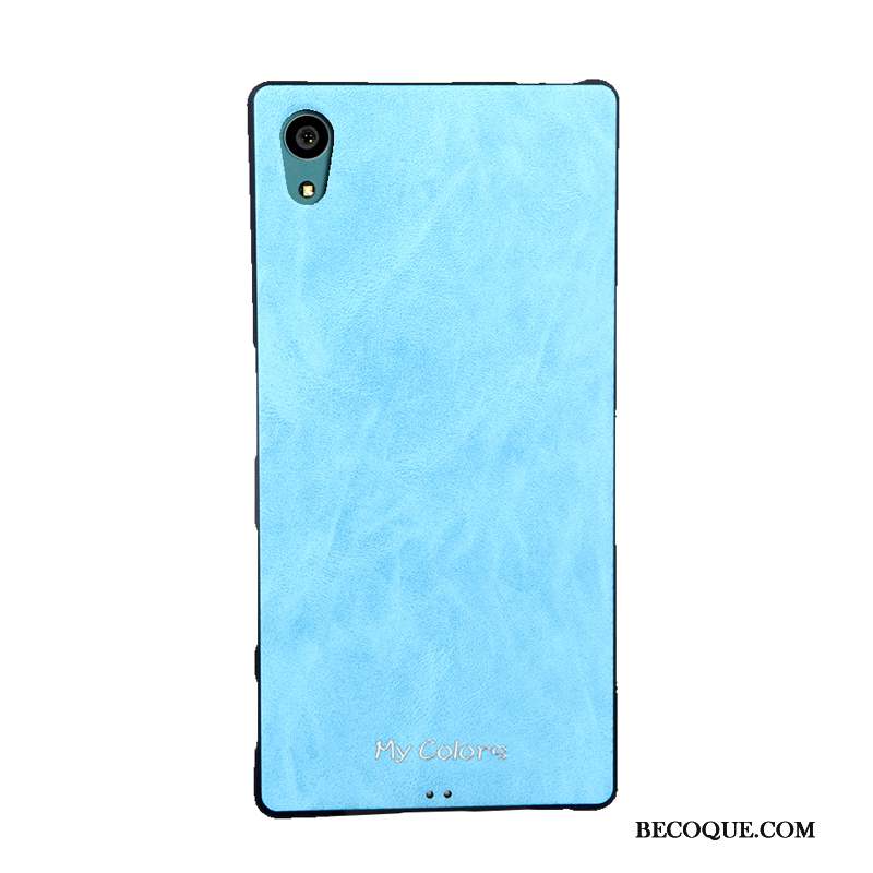 Sony Xperia Z5 Similicuir Fluide Doux Étui Business Coque De Téléphone Or Rose