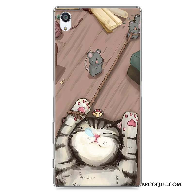 Sony Xperia Z5 Étui Protection Gris Difficile Coque De Téléphone Dessin Animé