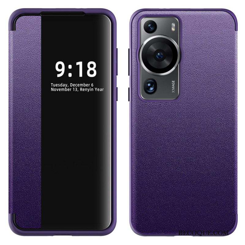 View Cover Huawei P60 Pro Simili Cuir